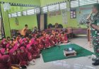 Babinsa Koramil Sumberrejo Berikan Materi Wawasan Kebangsaan kepada Siswa SDN Tlogohaji